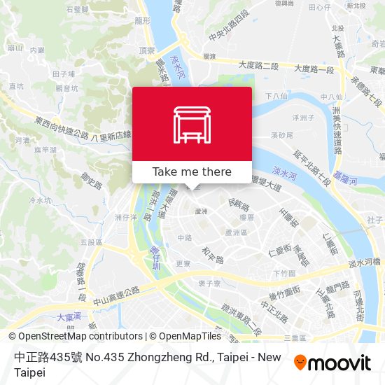中正路435號 No.435 Zhongzheng Rd. map