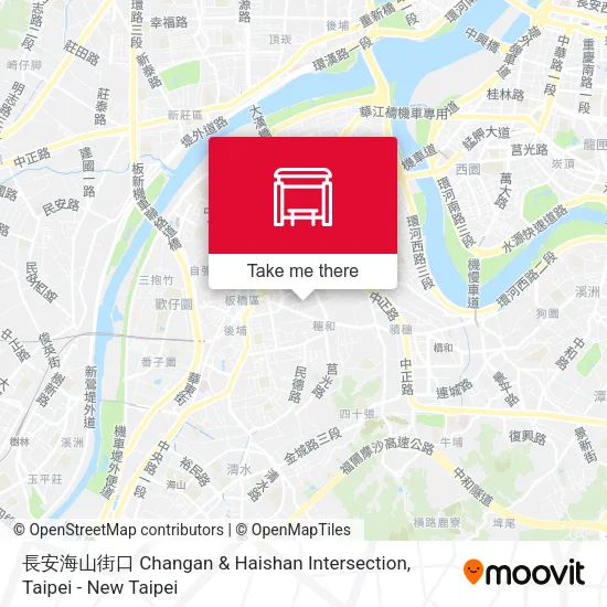 長安海山街口 Changan & Haishan Intersection地圖