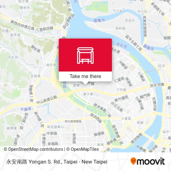 永安南路 Yongan S. Rd. map
