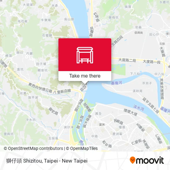 獅仔頭 Shizitou map