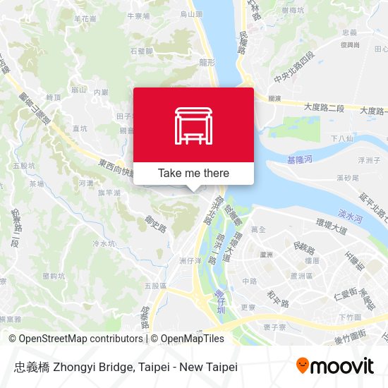 忠義橋 Zhongyi Bridge map