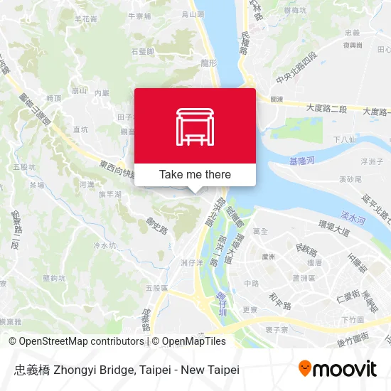 忠義橋 Zhongyi Bridge地圖