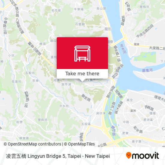 凌雲五橋 Lingyun Bridge 5 map