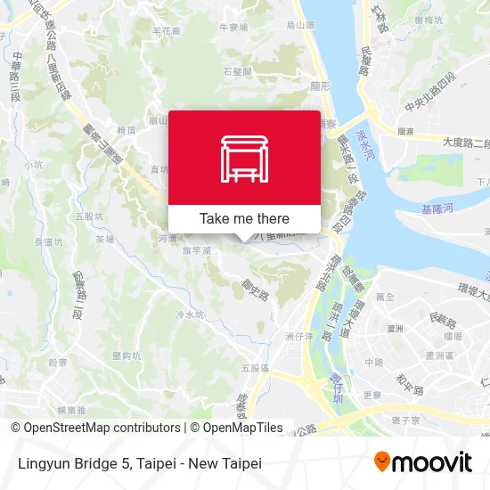 凌雲五橋 Lingyun Bridge 5地圖