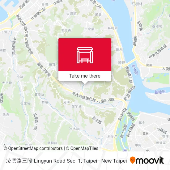凌雲路三段 Lingyun Road Sec. 1 map