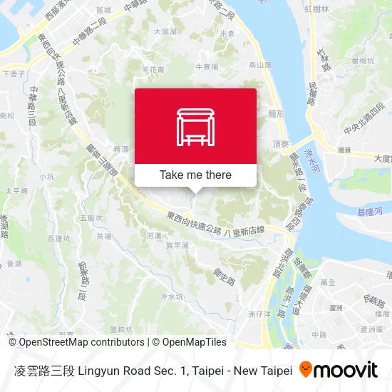 凌雲路三段 Lingyun Road Sec. 1 map