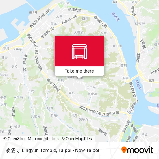 凌雲寺 Lingyun Temple map