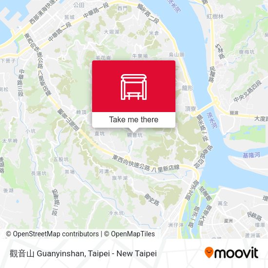 觀音山 Guanyinshan地圖