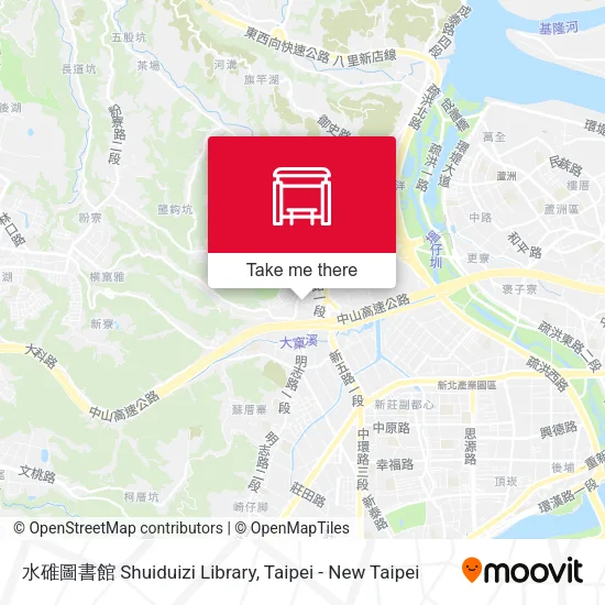 水碓圖書館 Shuiduizi Library地圖