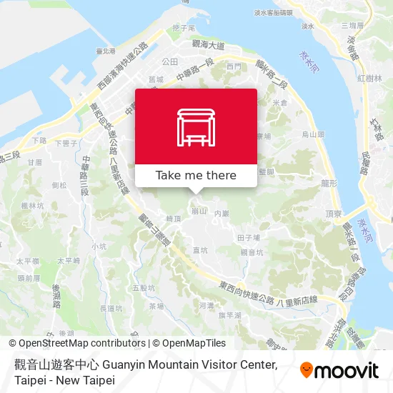 觀音山遊客中心 Guanyin Mountain Visitor Center地圖