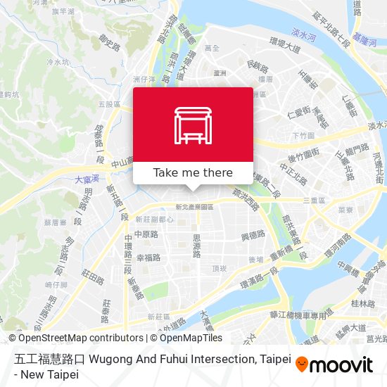 五工福慧路口 Wugong And Fuhui Intersection map