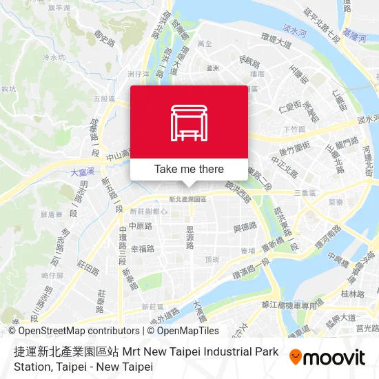 捷運新北產業園區站 Mrt New Taipei Industrial Park Station map