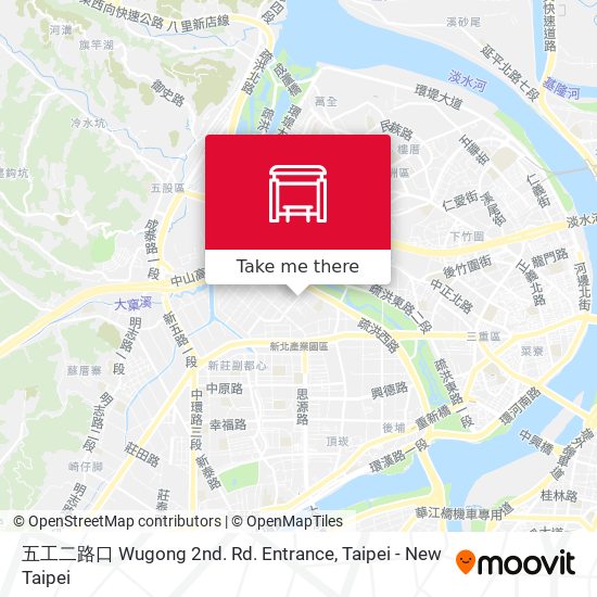 五工二路口 Wugong 2nd. Rd. Entrance地圖