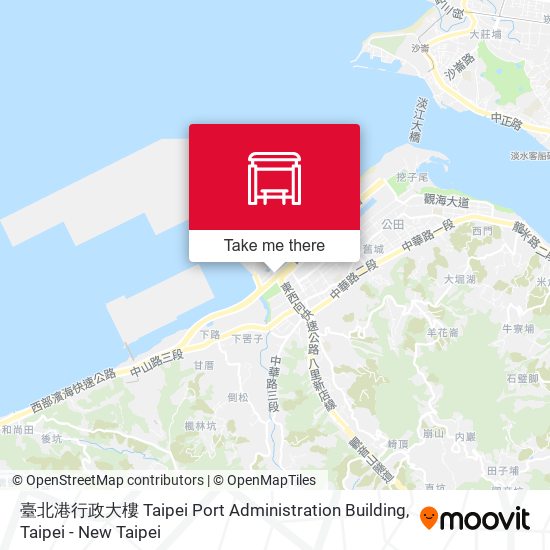 臺北港行政大樓 Taipei Port Administration Building map