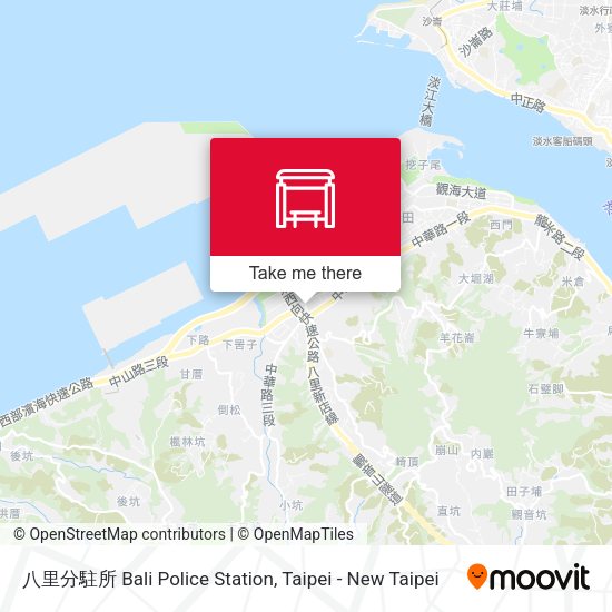 八里分駐所 Bali Police Station地圖