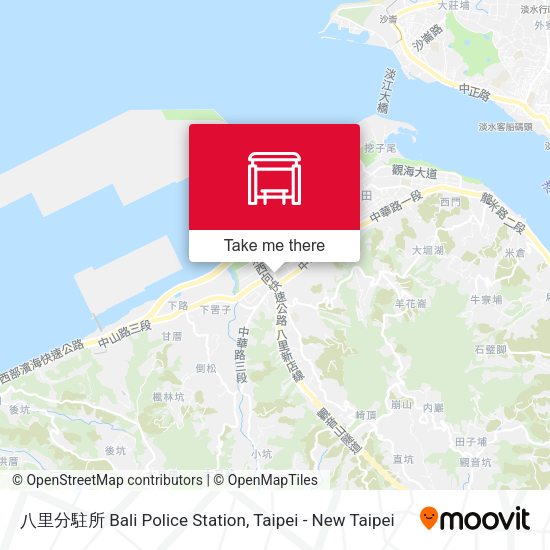 八里分駐所 Bali Police Station map