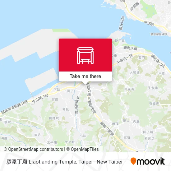 廖添丁廟 Liaotianding Temple地圖