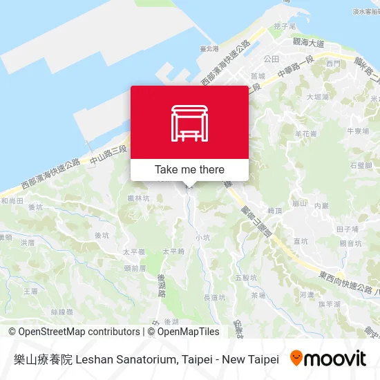 樂山療養院 Leshan Sanatorium map