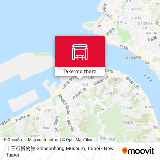 十三行博物館 Shihsanhang Museum地圖