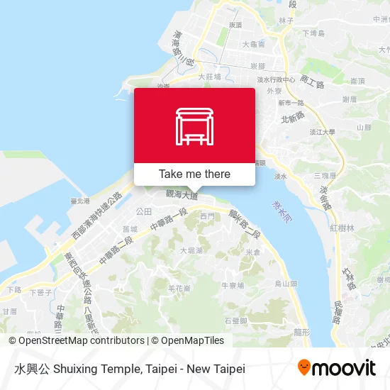 水興公 Shuixing Temple map