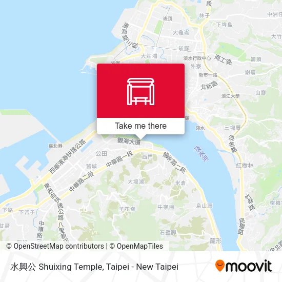 水興公 Shuixing Temple map