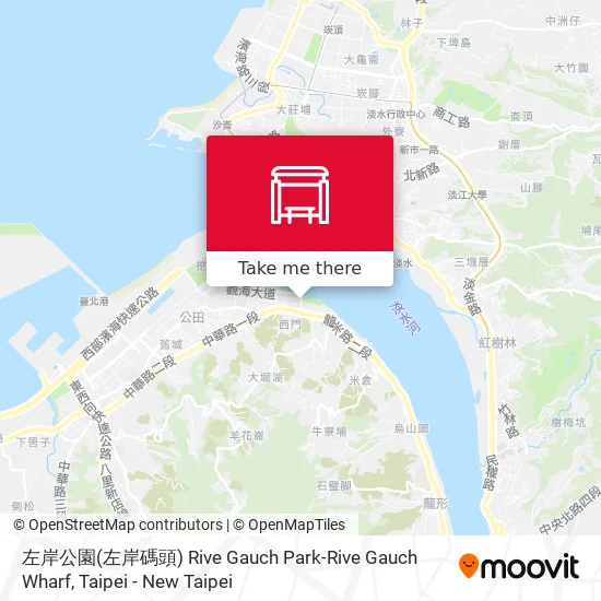左岸公園(左岸碼頭) Rive Gauch Park-Rive Gauch Wharf地圖