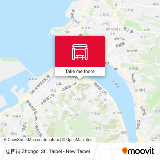 忠四街 Zhongsi St. map