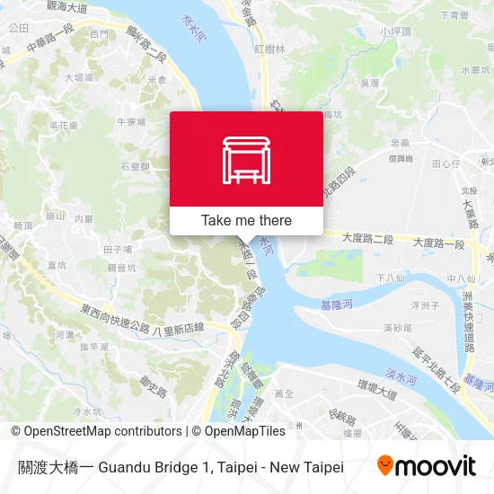 關渡大橋一 Guandu Bridge 1 map
