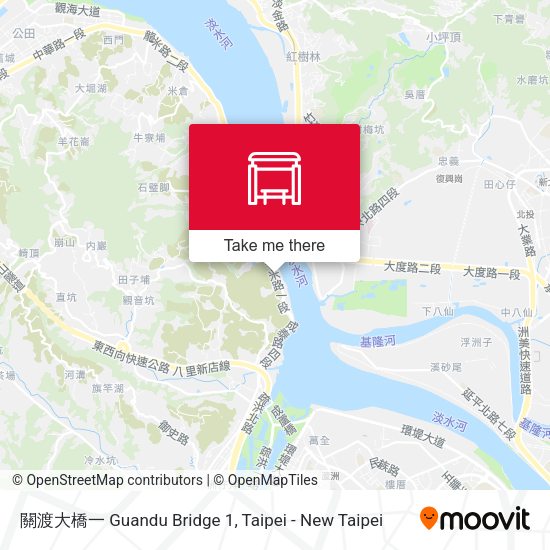 關渡大橋一 Guandu Bridge 1 map