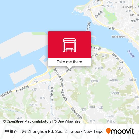 中華路二段 Zhonghua Rd. Sec. 2地圖