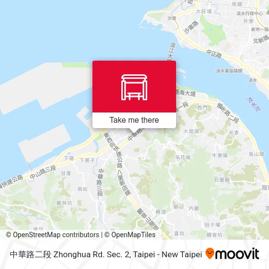 中華路二段 Zhonghua Rd. Sec. 2 map