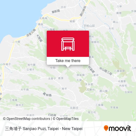 三角埔子 Sanjiao Puzi map