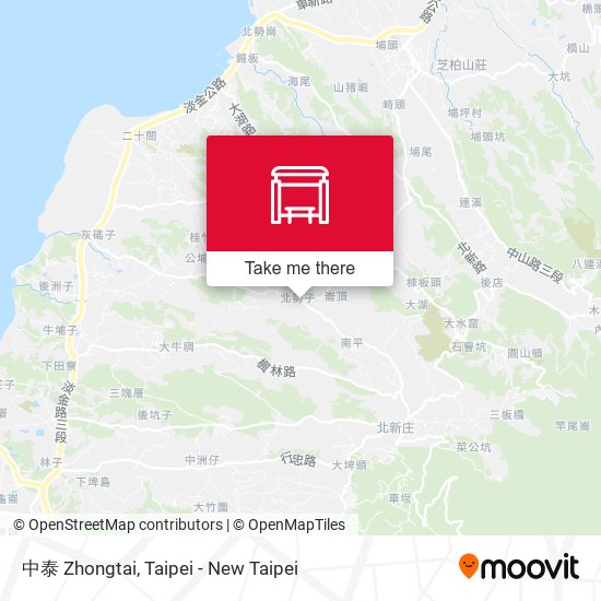 中泰 Zhongtai map