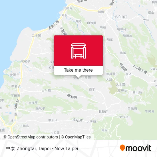 中泰 Zhongtai地圖