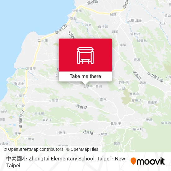 中泰國小 Zhongtai Elementary School map
