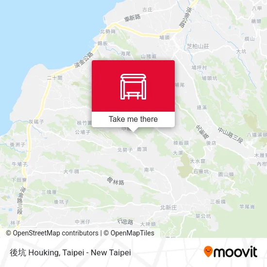 後坑 Houking map