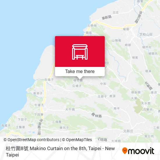 桂竹圍8號 Makino Curtain on the 8th map