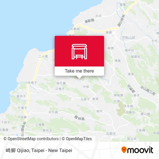 崎腳 Qijiao map