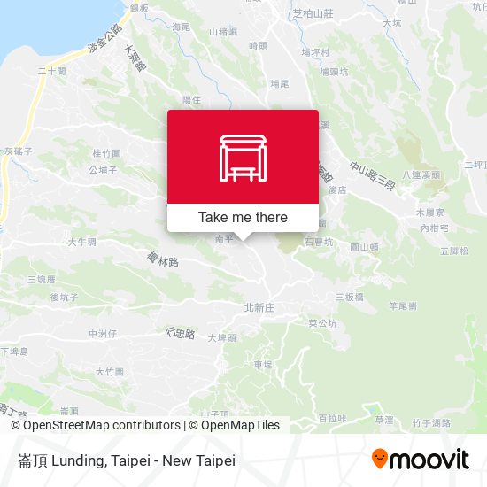崙頂 Lunding地圖