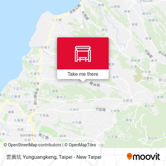 雲廣坑 Yunguangkeng map