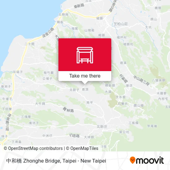 中和橋 Zhonghe Bridge map