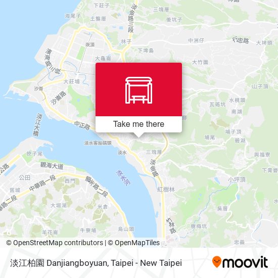 淡江柏園 Danjiangboyuan地圖