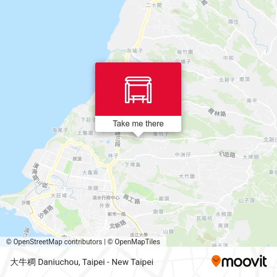 大牛稠 Daniuchou map