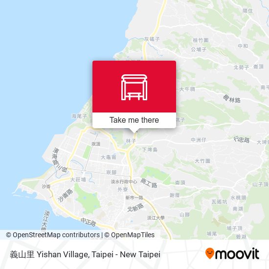 義山里 Yishan Village map