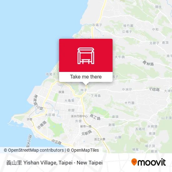 義山里 Yishan Village map