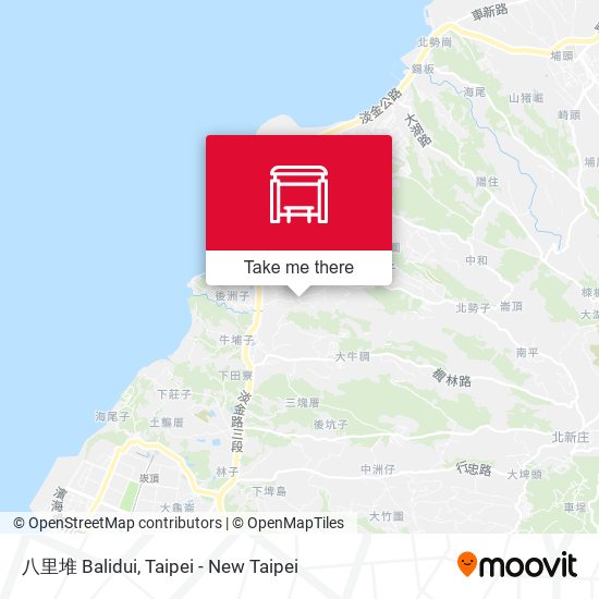 八里堆 Balidui地圖