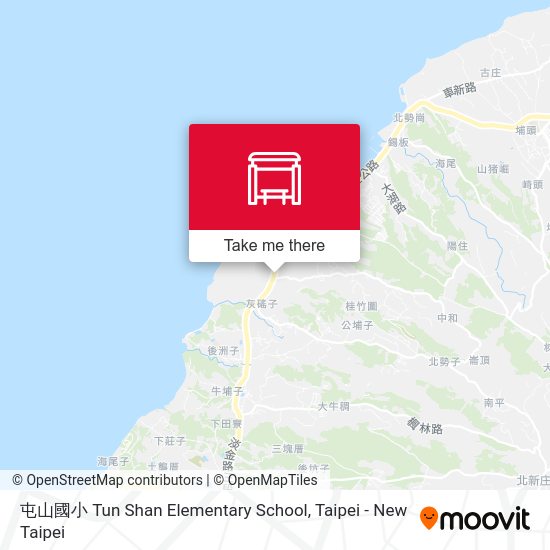 屯山國小 Tun Shan Elementary School map