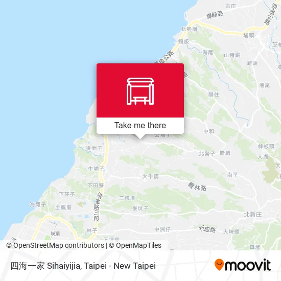 四海一家 Sihaiyijia map