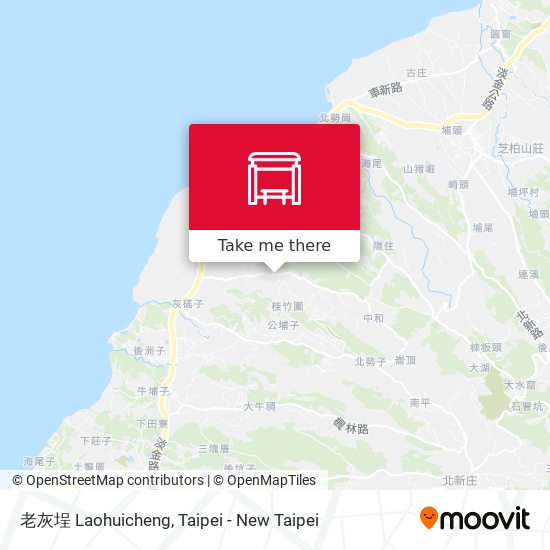 老灰埕 Laohuicheng map