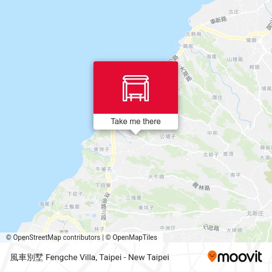 風車別墅 Fengche Villa map